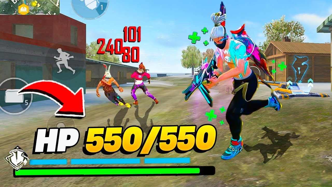 MAIS DE 550 DE VIDA!! MELHOR COMBO DE HABILIDADES DO FREE FIRE