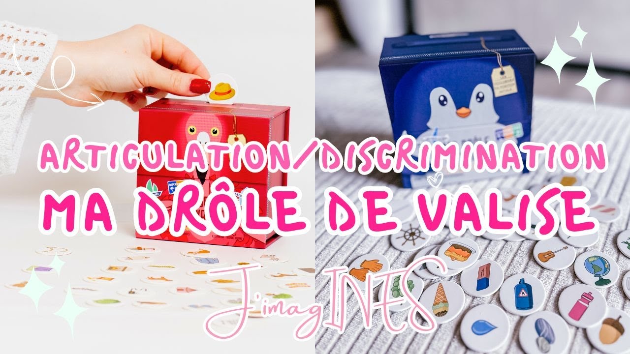 Dans ma drôle de valise : articulation et discrimination auditive.