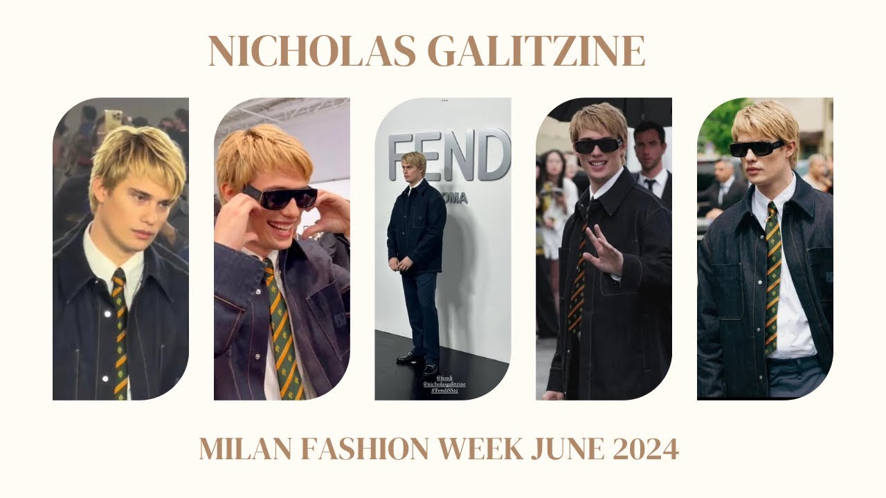 Nicholas Galitzine Slays Milan Fashion Week with His Sizzling Fendi Menswear 🔥