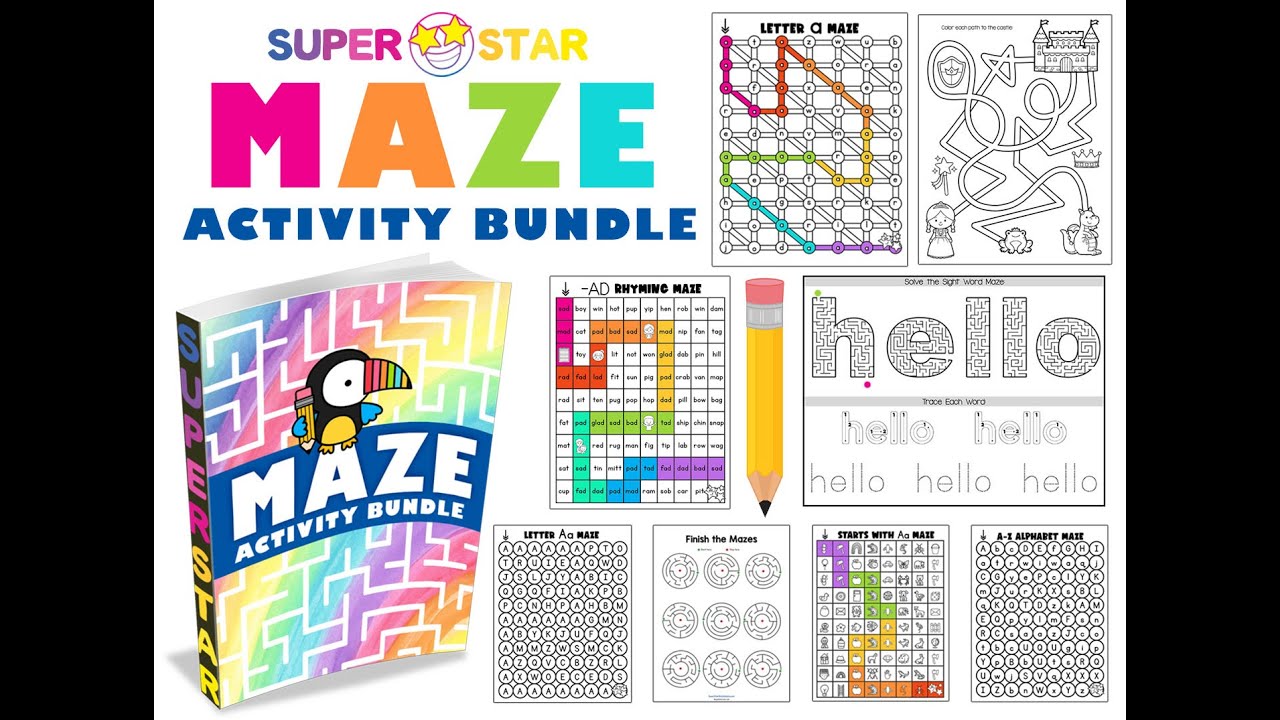 Maze Activity Binder