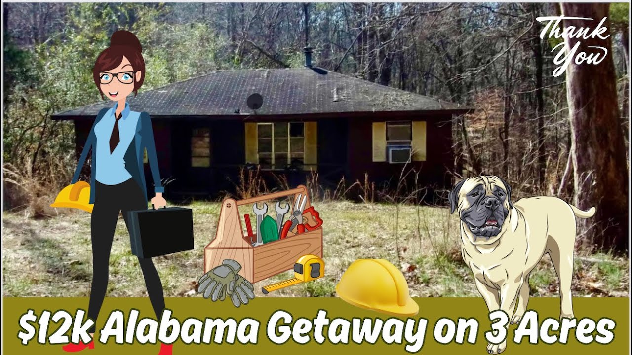 $12k House Alabama Getaway w/3 Acres.. pack the toolbox 🧰