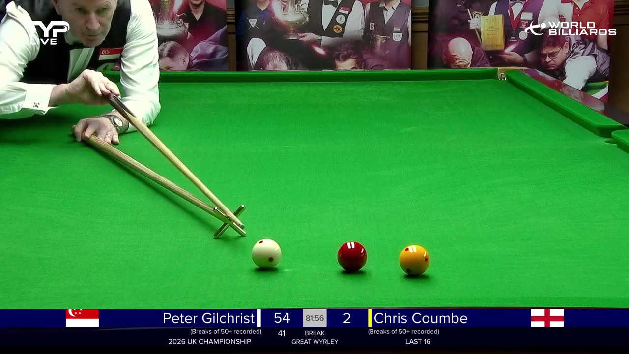 Peter Gilchrist v Chris Coumbe | Last 16 | 2026 UK Championship | Landywood Snooker Club