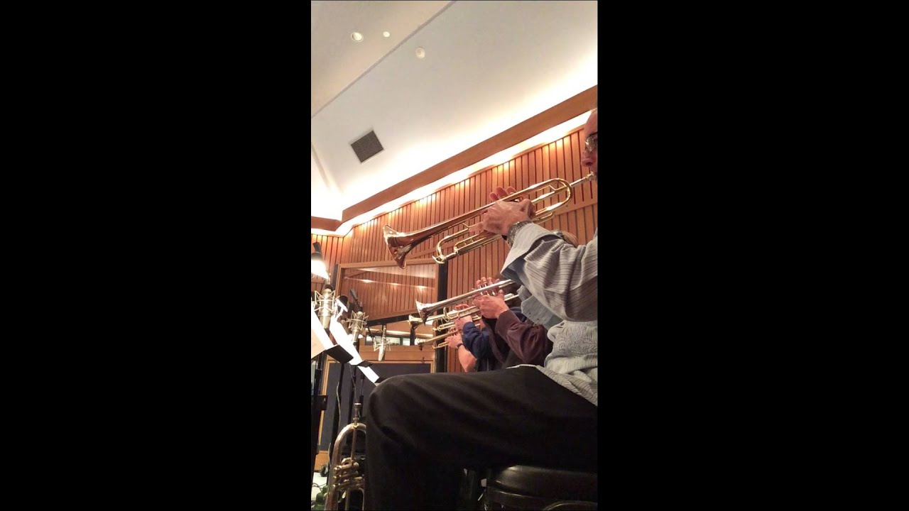 Los Angeles Big Band record date Trumpet Section-Chris Tedesco