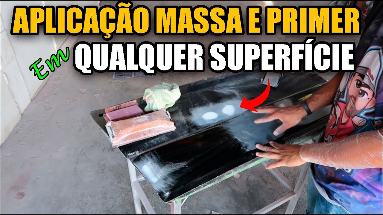 APLICAÇÃO MASSA E PRIMER - EM QUALQUER SUPERFÍCIE!