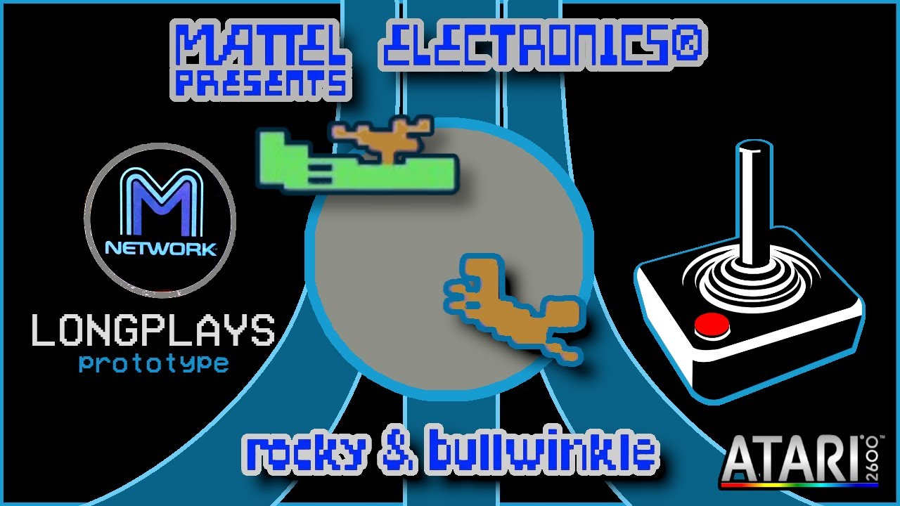Atari Longplays: Rocky and Bullwinkle Prototype by M Network for Atari 2600 (1983)