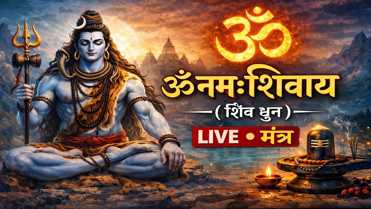 Live-ॐ नमः शिवाय/Meditation Music/om namah shivay mantra/Relax Mind/Body/ध्यान/sk10 /Mantra Chanting