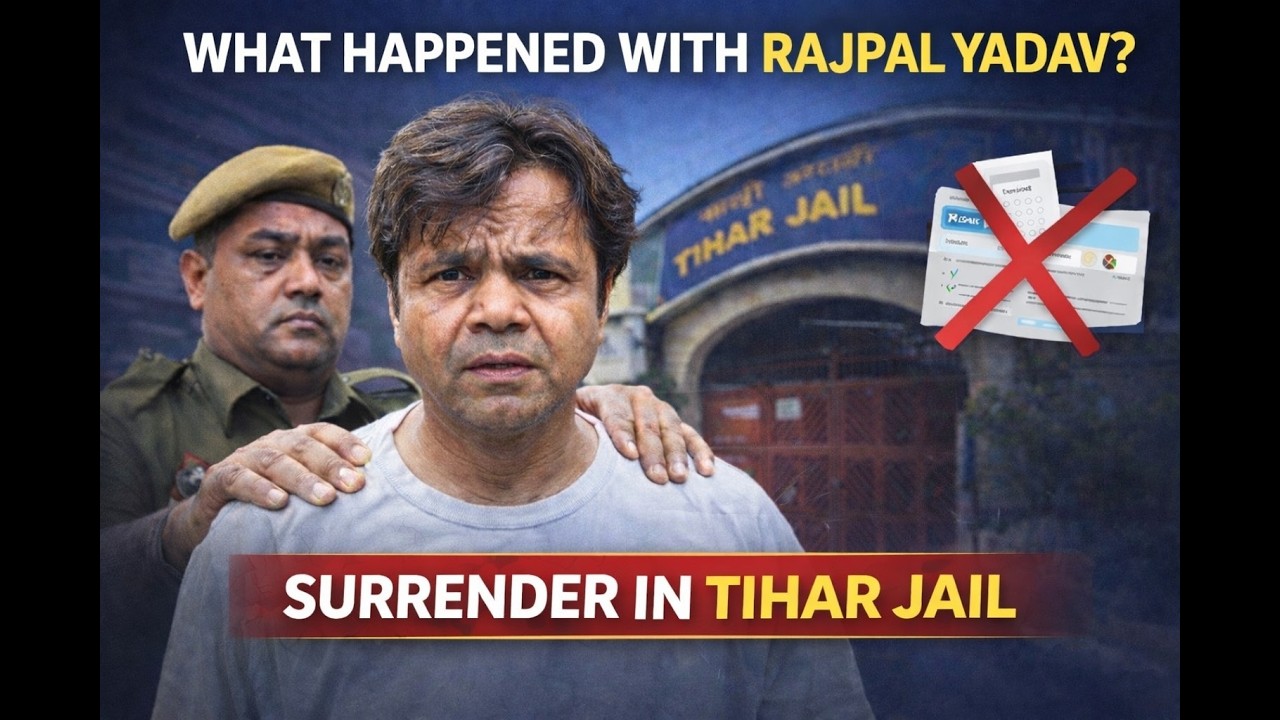 Rajpal Yadav In Jail | ₹9 Crore Cheque Bounce Case, Rajpal Yadav Lands in Tihar Jail
