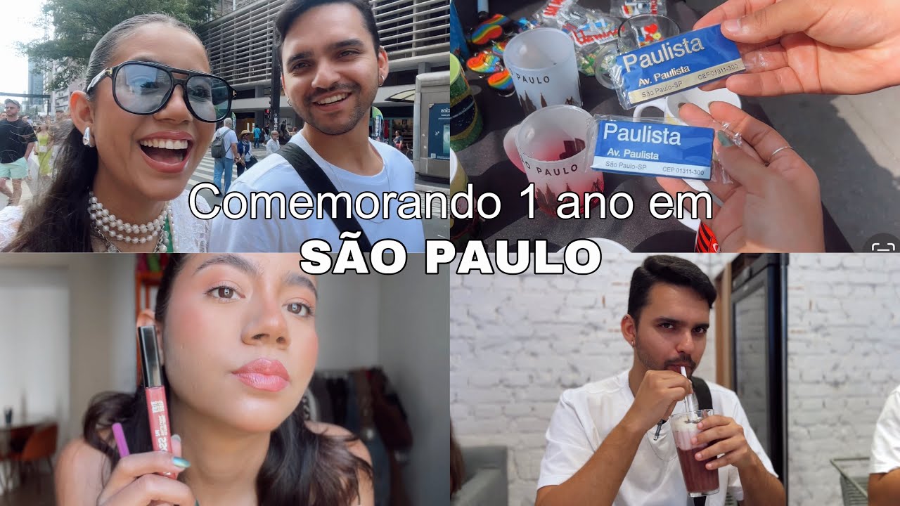 1 ano morando em SP + tour apto mobiliado +  turistando pela cidade + cinema + jantar especial