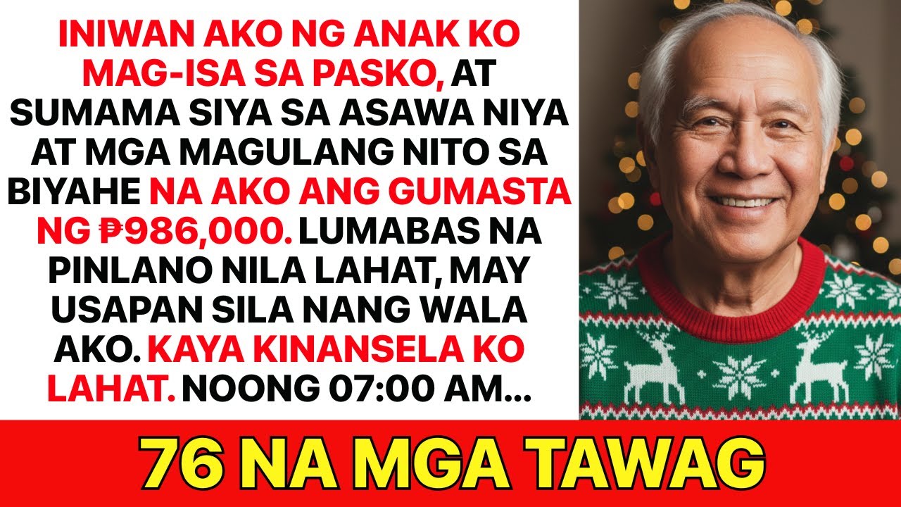 Iniwan ako ng anak ko sa Pasko – at kinansela ko ang trip na ₱900k