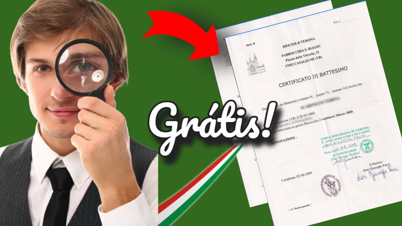 BUSCA DE CERTIDÕES NA ITÁLIA ONLINE - CERTIDÃO ITALIANA GRÁTIS