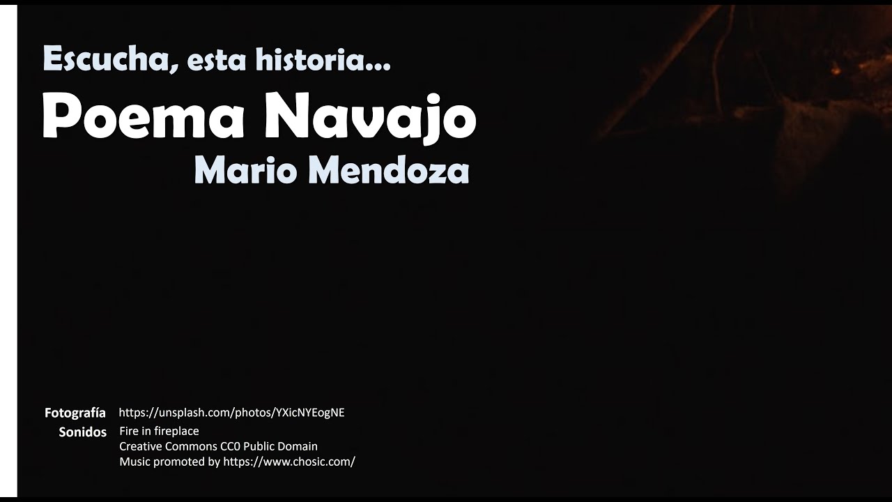 Mario Mendoza: Poema Navajo