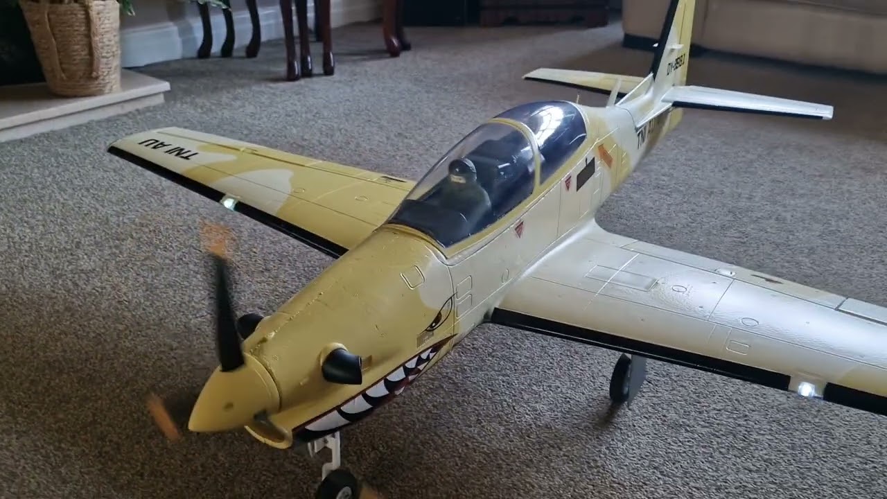 Dynam EMB Tucano, first look after assembly.