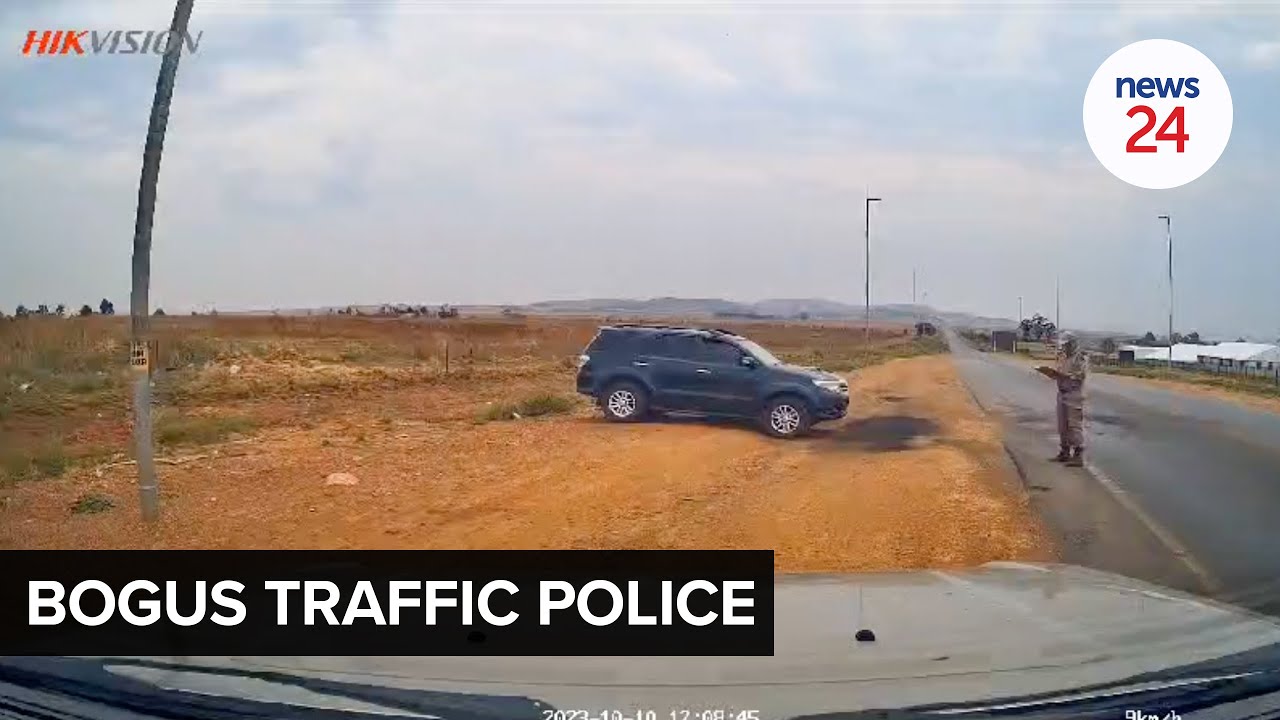 WATCH | Viral dashcam video shows 'bogus' traffic officer stopping motorist