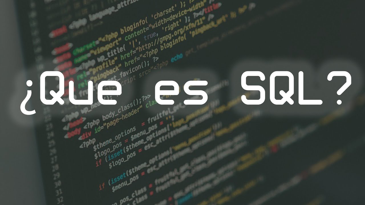 &iquest;Que es SQL?