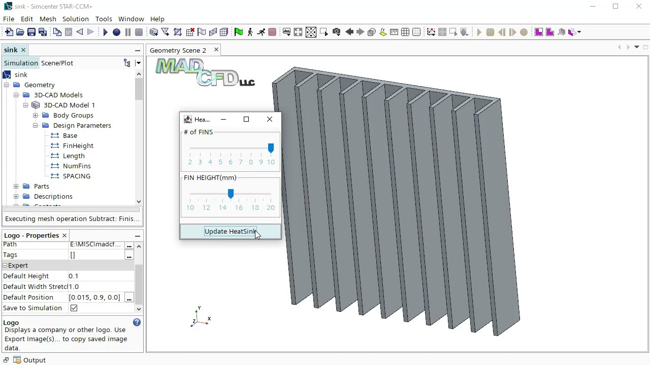Custom Java GUI for STAR-CCM+