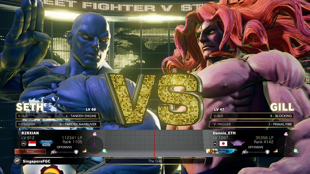SFV Champion Edition🔥 Xian (Seth) Vs Dennis_ETH (Gill) 🔥 Online Match's 11-25-2022