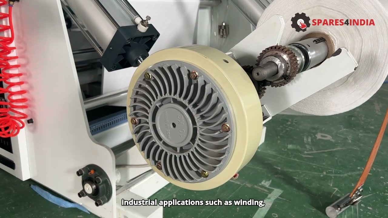 Magnetic Powder Brake at Spares4india | Precision & Control for Your Industrial Needs | #sparepart