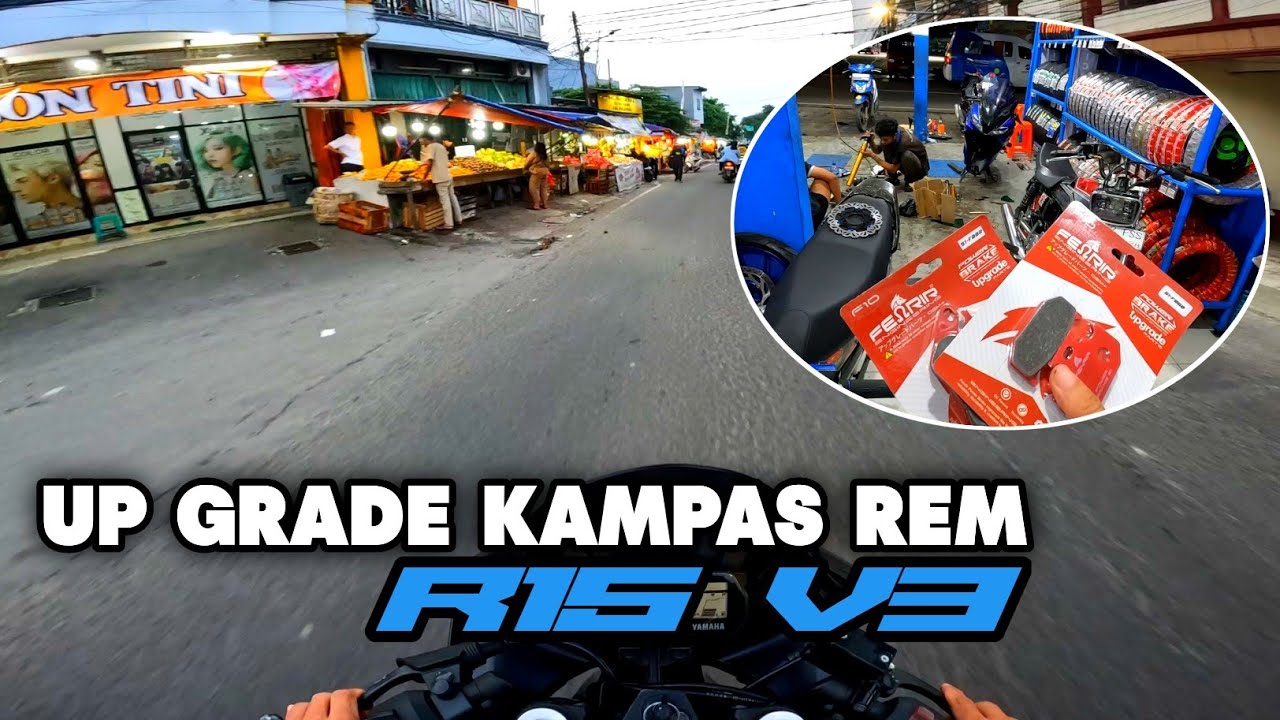 PASANG KAMPAS REM FENRIR BUAT R15V3 || PENGEREMAN TAMBAH MAXSIMAL‼️