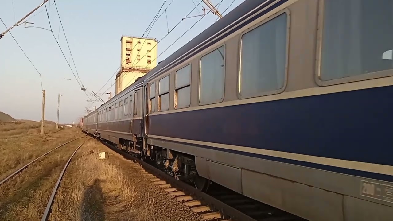 Trecerea Fără Oprire Prin Vinga Hm Trenul EA 551 Depoul Arad IRN 1765 Timișoara Nord - Iași