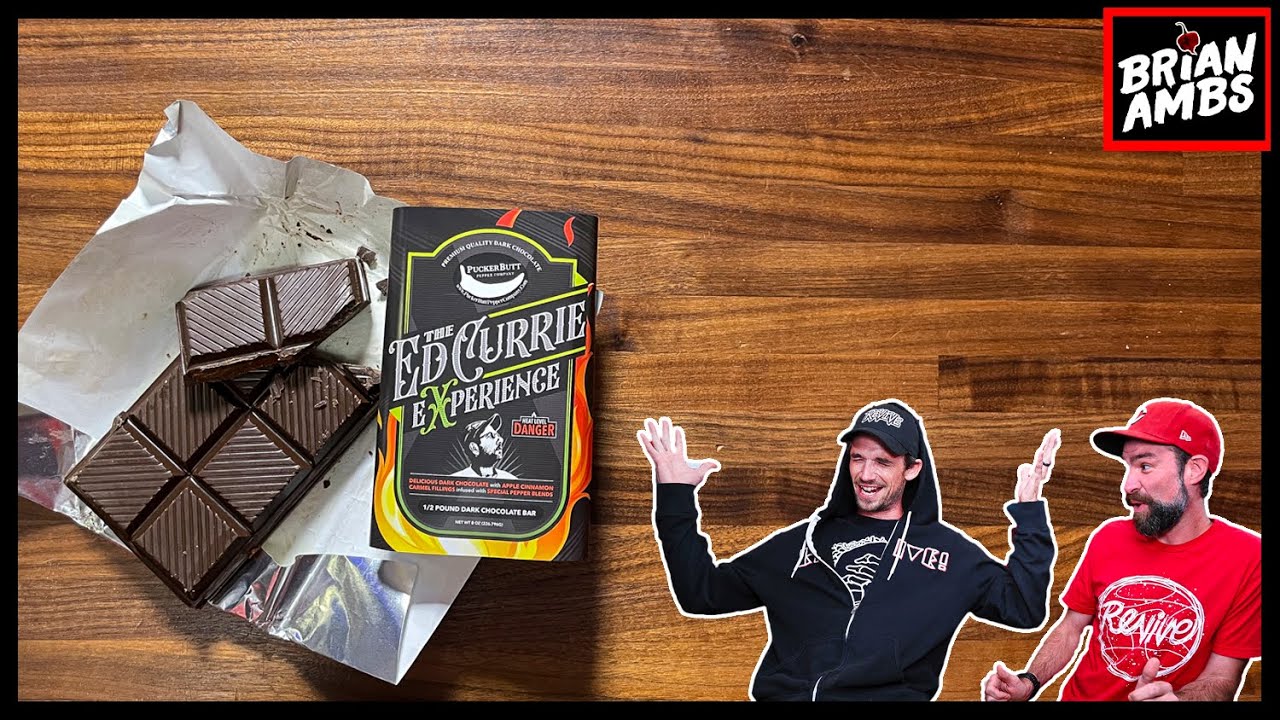 THIS THING IS INSANELY HOT! | Ed Currie eXperience Chocolate bar