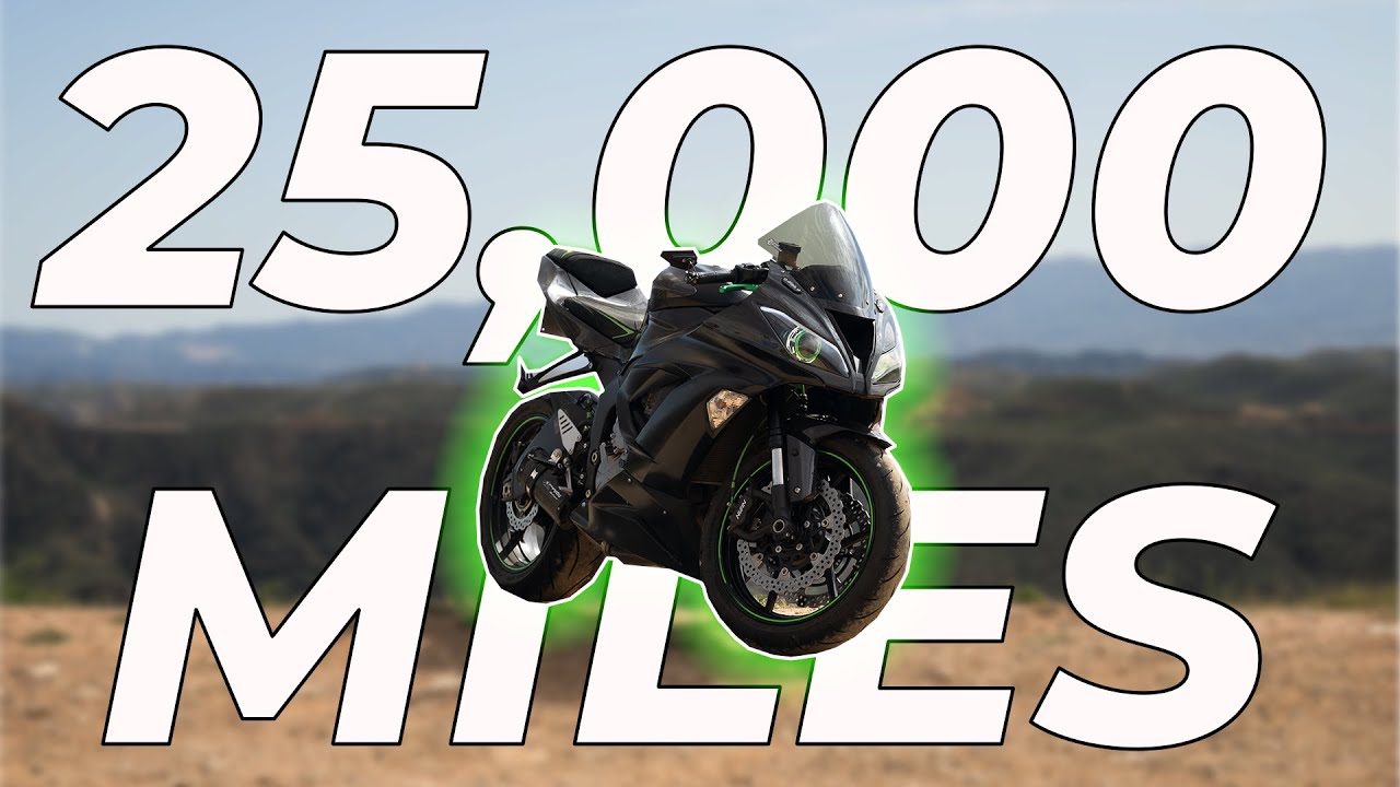 NINJA ZX6R 25,000 MILE REVIEW!