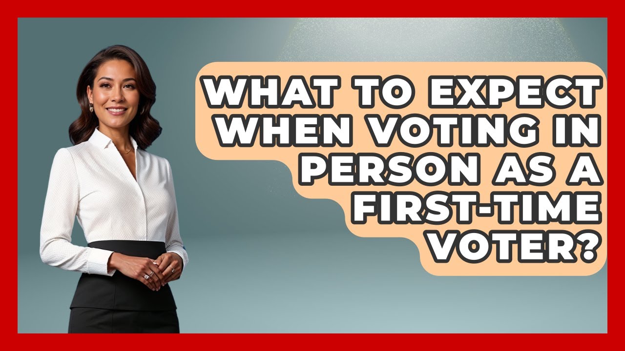 What To Expect When Voting In Person As A First-Time Voter? - First Time Voter Expert