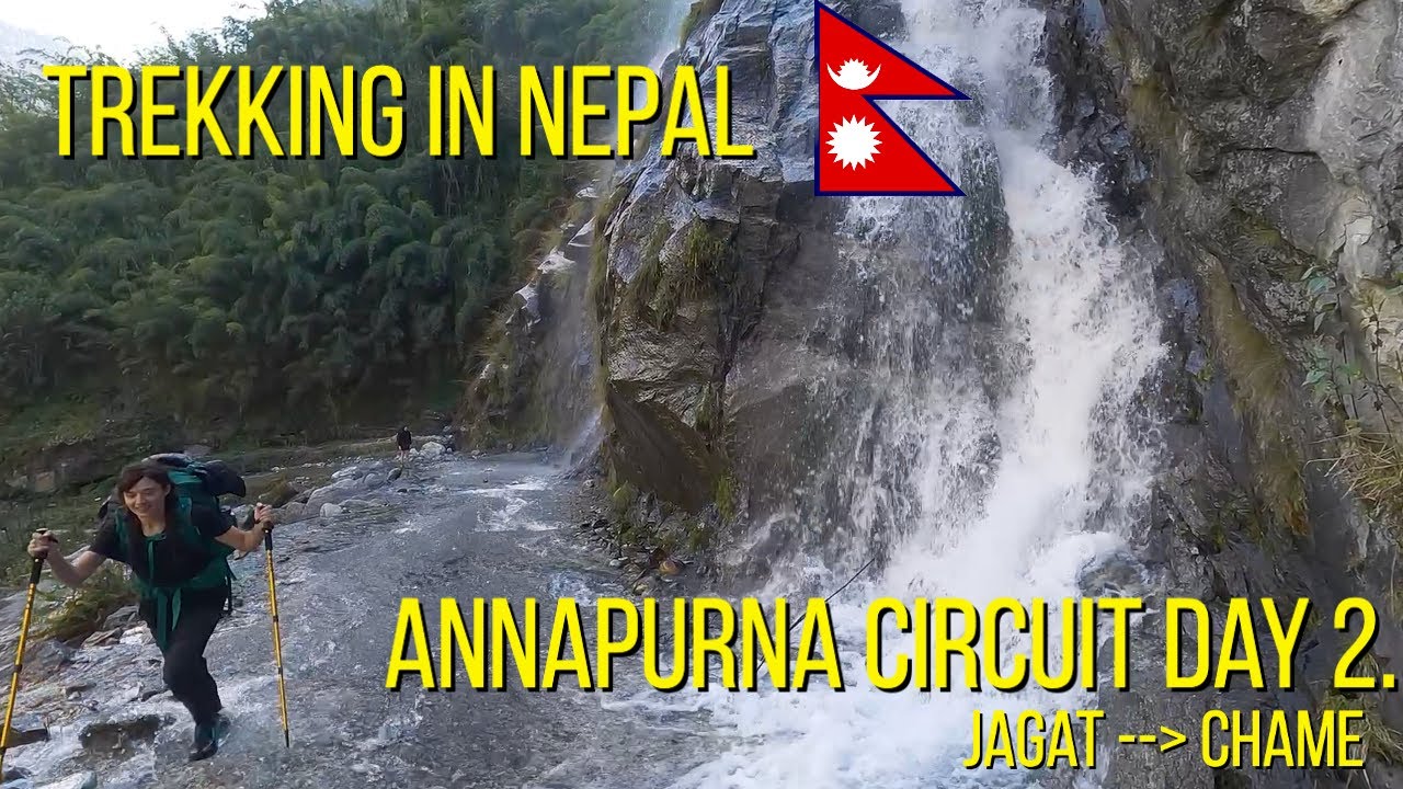 Hiking the Annapurna Circuit | Vlog #2 | Stunning Jungle in Nepal | Jagat to Chame