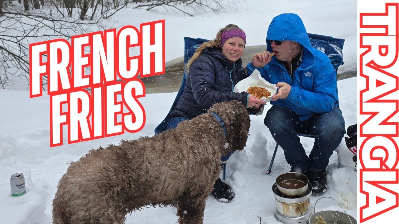 Using the Trangia Stove to Make the World's BEST French Fries While on the Trail!