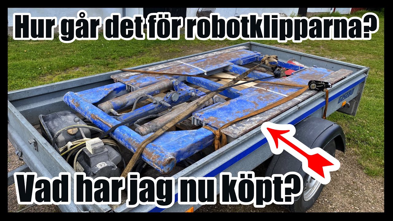 Visar vad jag har köpt på nätauktion och kör en lägesrapport på robotfronten!