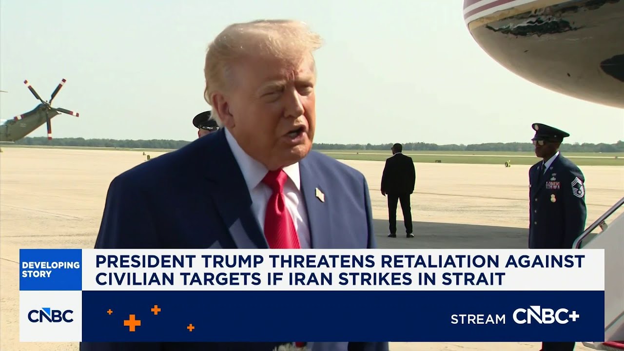 Трамп пригрозил ударами по гражданским объектам в случае атаки Ирана в Ормузском проливе