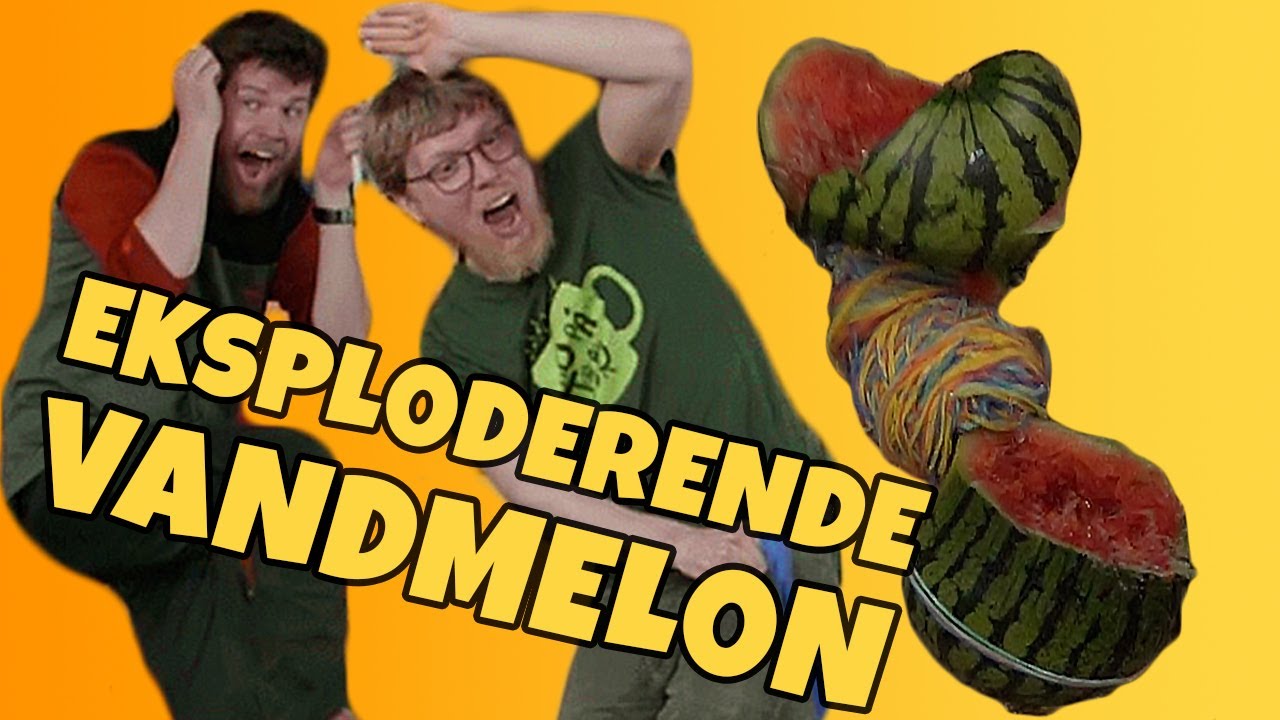 Vilde forsøg med elastikker #vandmelon