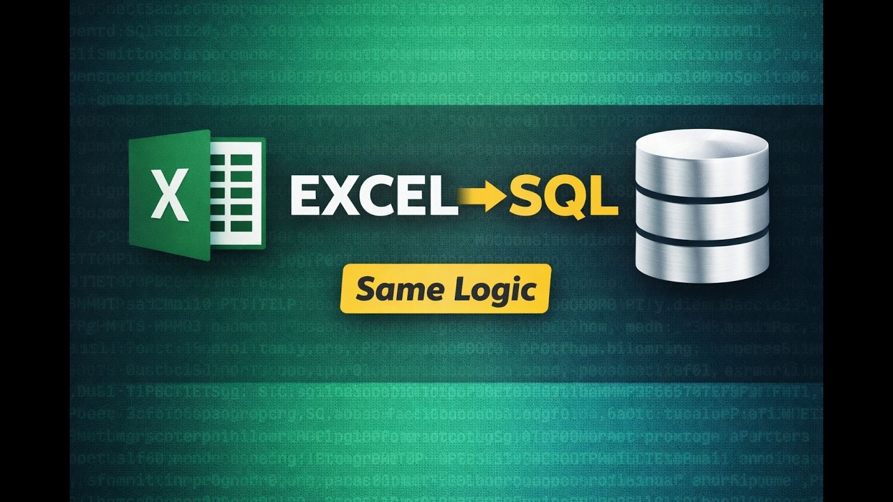 Excel Users: SQL is Easier Than You Think