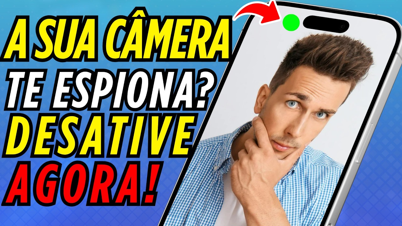 DESATIVE ISSO AGORA! A Função SECRETA da Câmera do Celular ANDROID que te VIGIA 24h