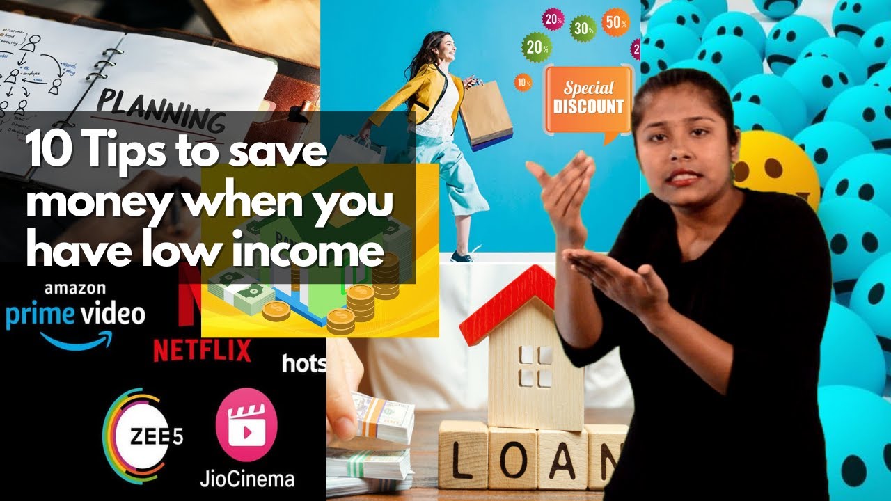 10 Tips to save money when you have low income
