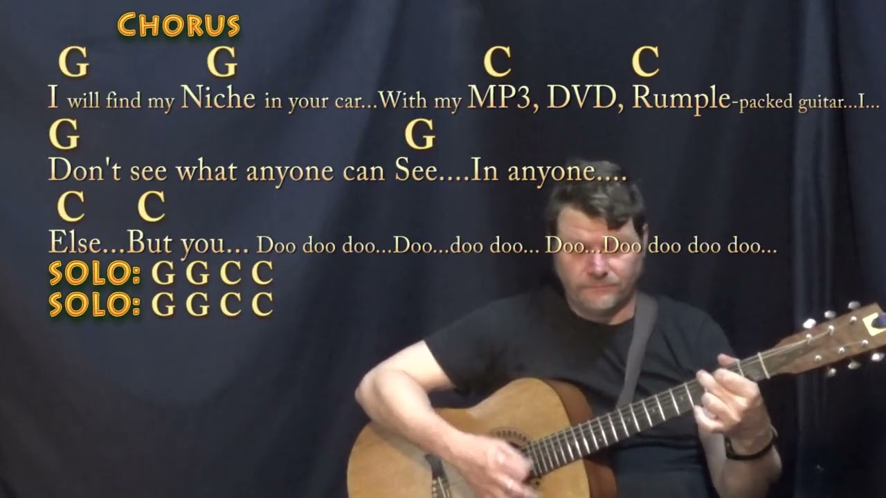 Anyone Else but You (The Moldy Peaches) Guitar Lesson Chord Chart in G with Chords/Lyrics