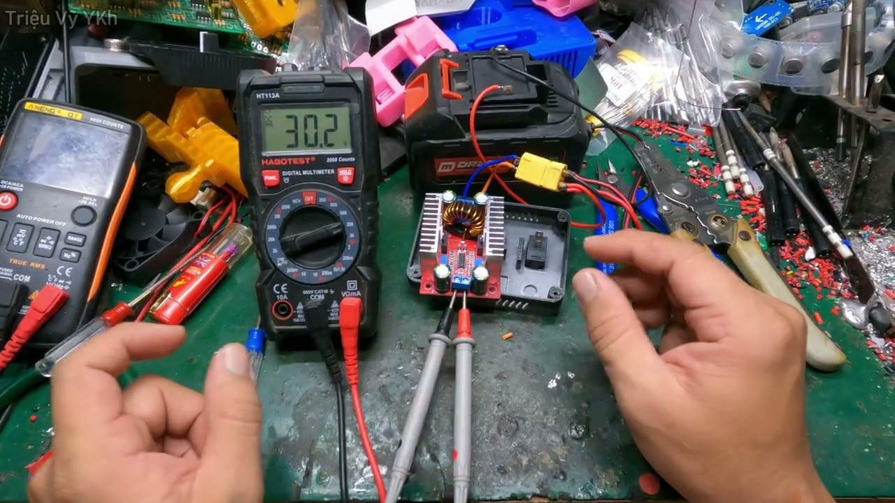 Test Mạch Boost 400W Mua Trên Sàn Shopee Với Trạm Hàn C245 - Triệu Vỹ YKH