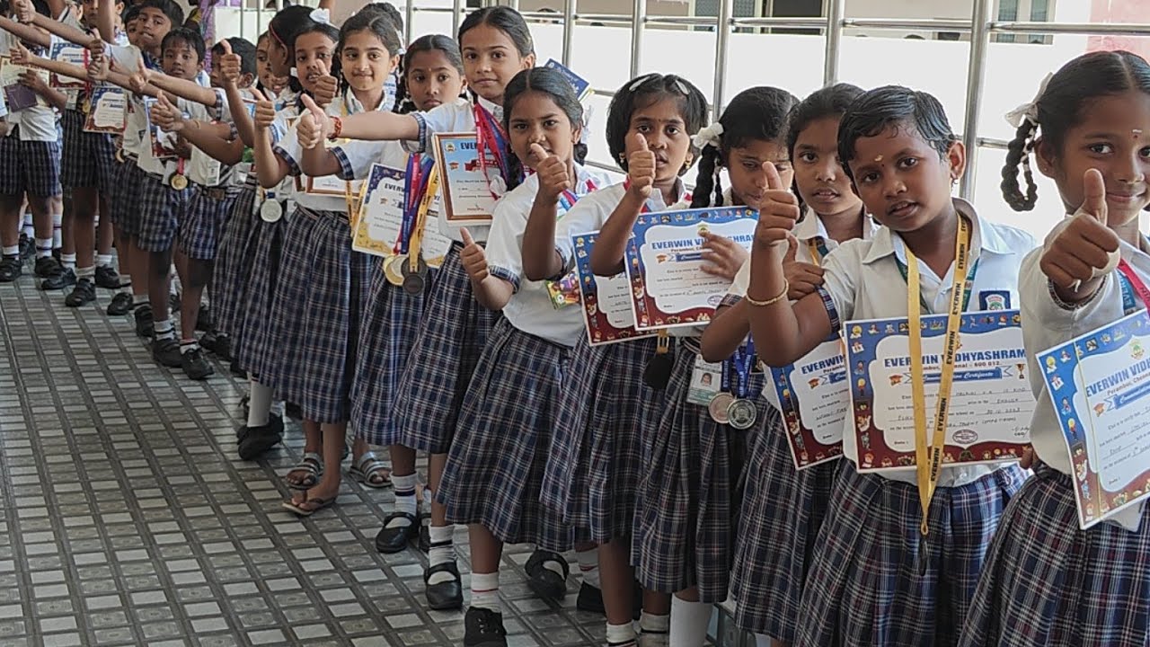 6th ANNUAL PRIZE DAY AT EVERWIN VIDHYASHRAM, PERAMBUR