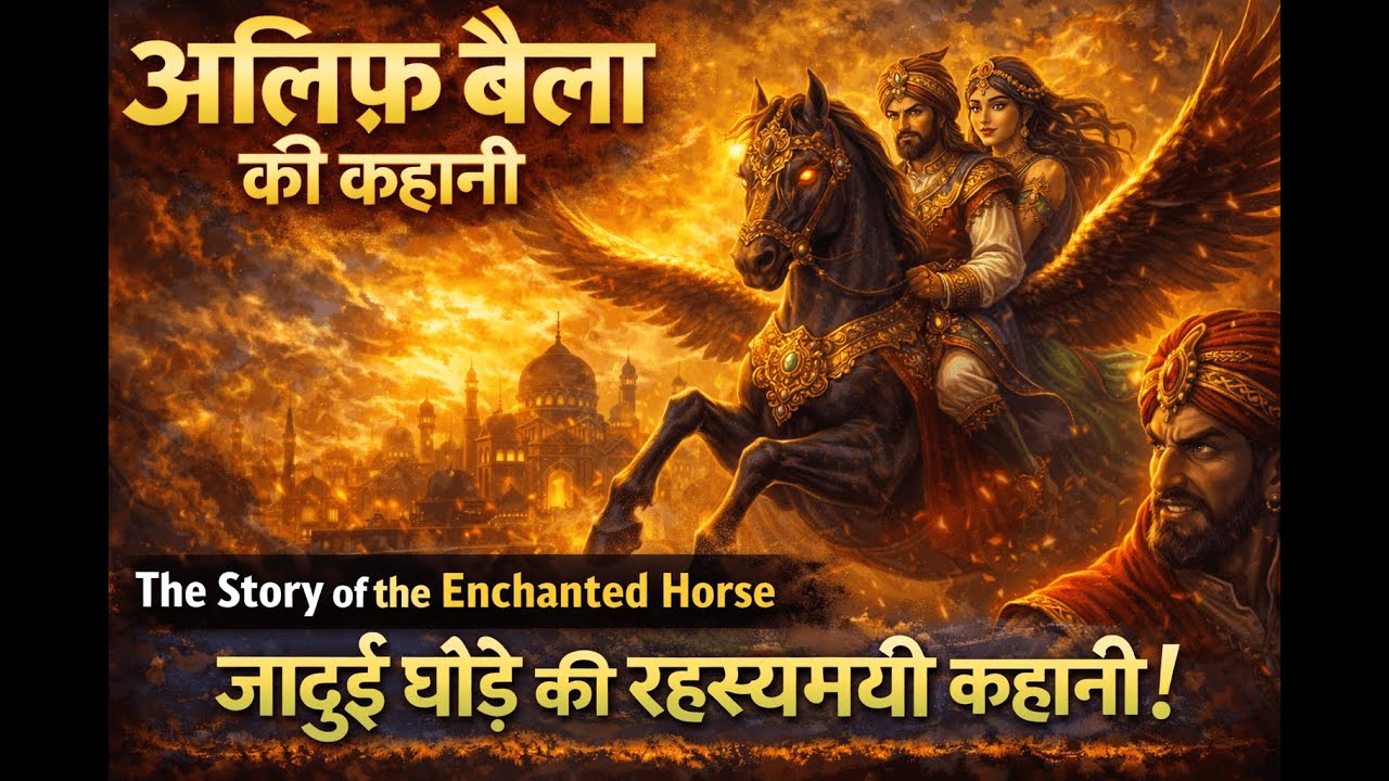 The Arabian Nights Hindi Stories | Part 48 | अलिफ़ लैला की कहानी हिंदी में | जादुई घोड़े की कहानी