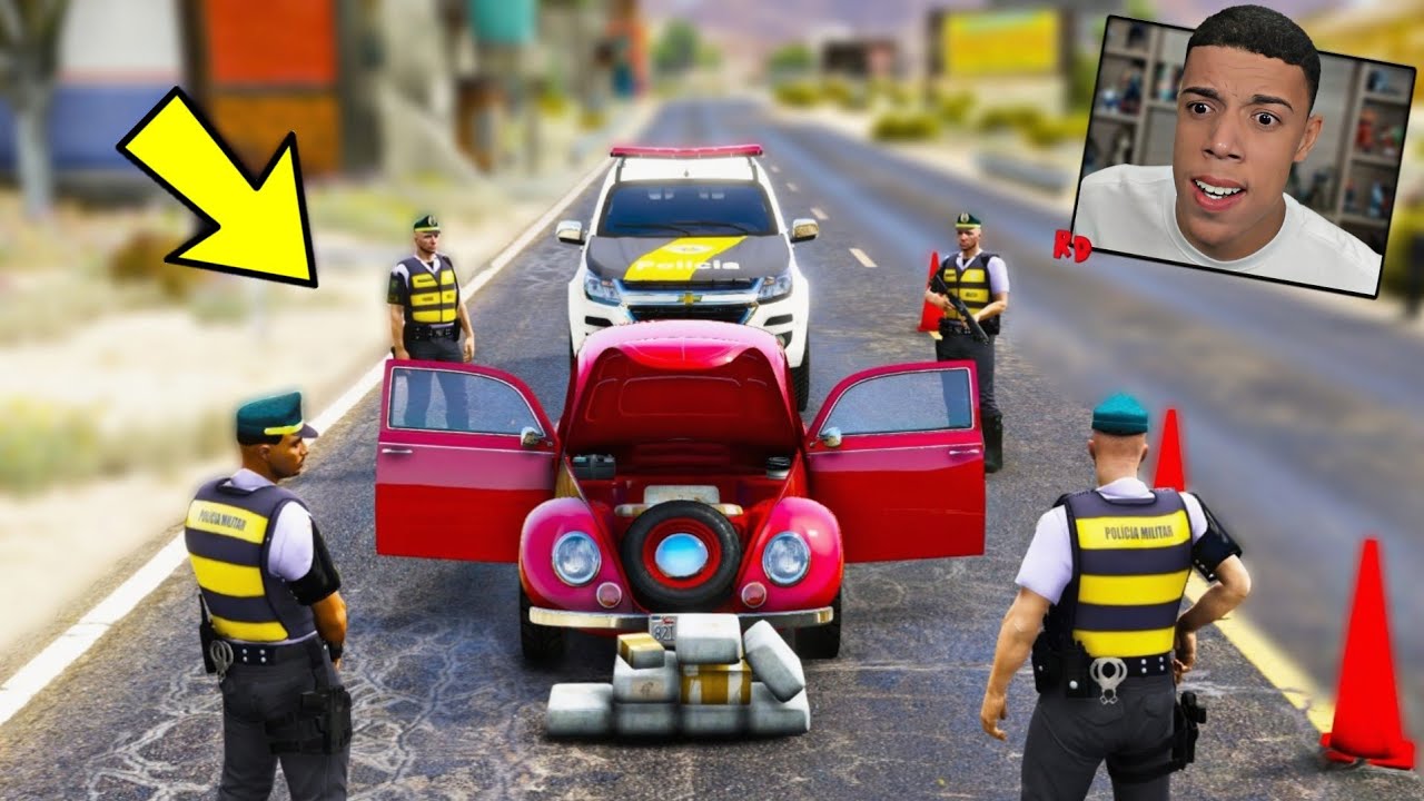MEGA APREENS&Atilde;O NA BLITZ DA POLICIA RODOVI&Aacute;RIA! ( INSANO ) - GTA 5 : MOD POLICIA!