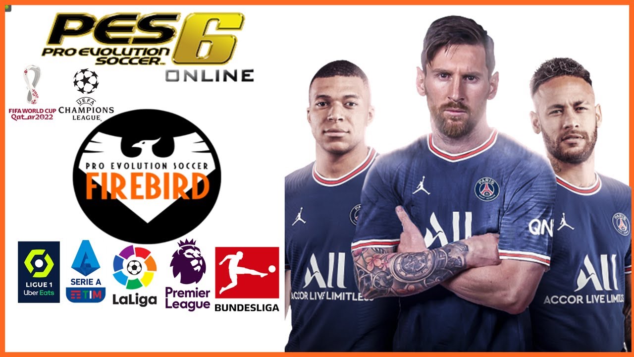 Conhe&ccedil;a o Incrivel PES 6 Atualizado para 2022 de PC Uma Obra Prima do P4tch FIREBIRD! GRAFICOS TOP!!