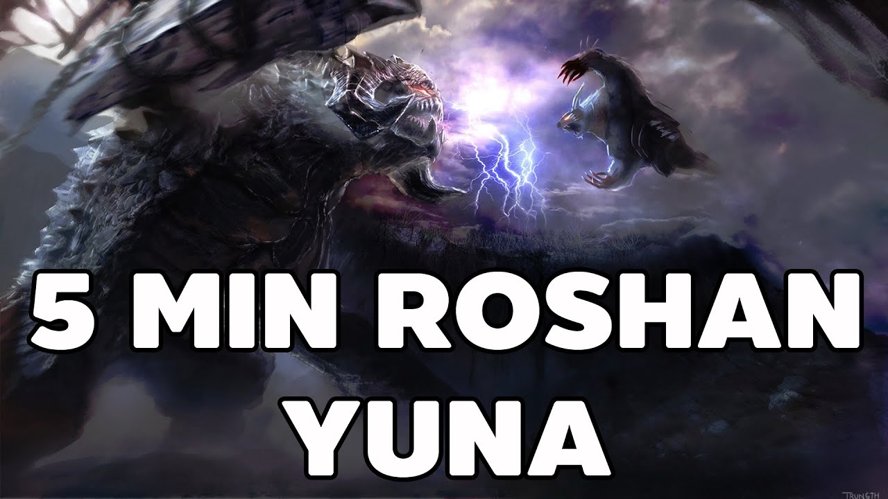 5 MIN ROSHAN URSA YUNA 8000 MMR Dota 2 RedArchon