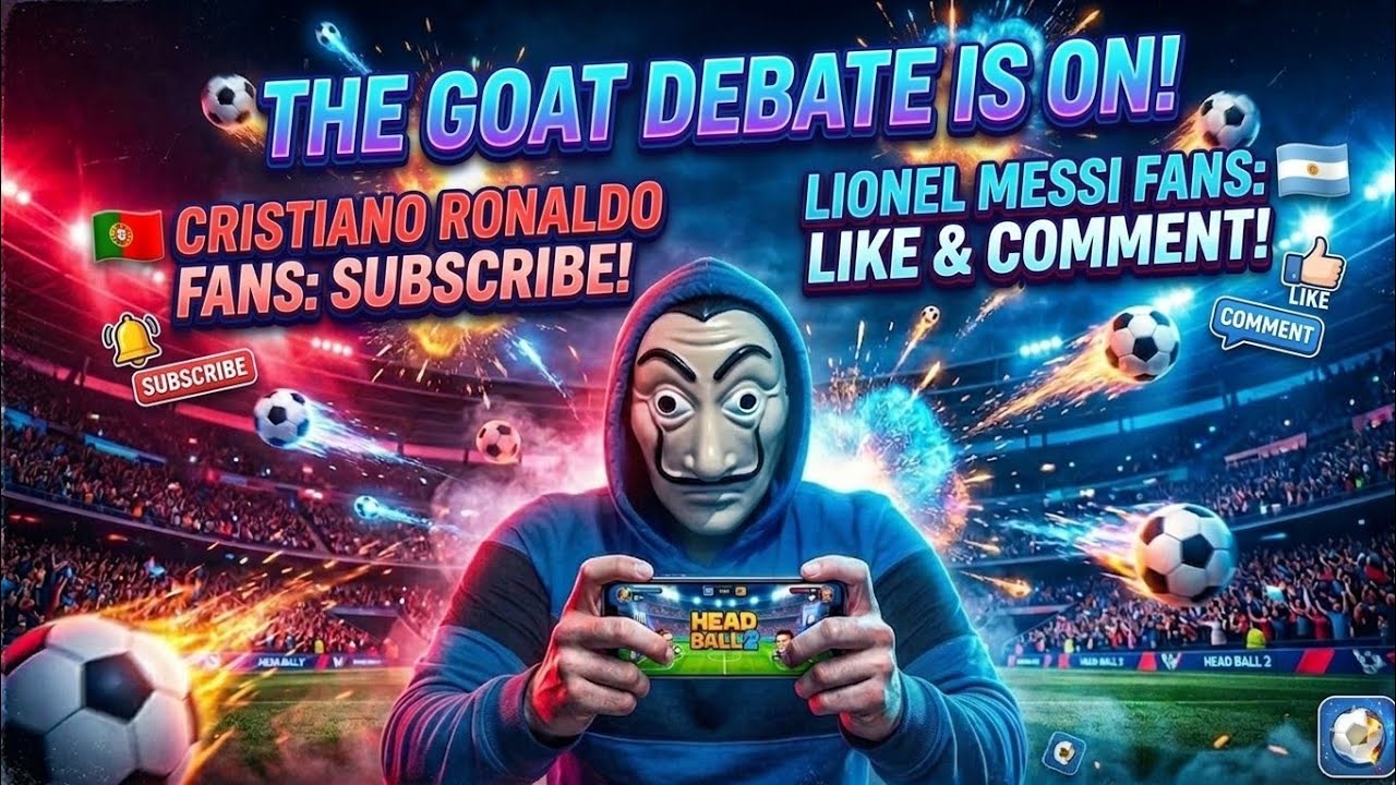 Who is the GOAT? Cristiano Ronaldo vs Lionel Messi | Head Ball 2 Challenge!