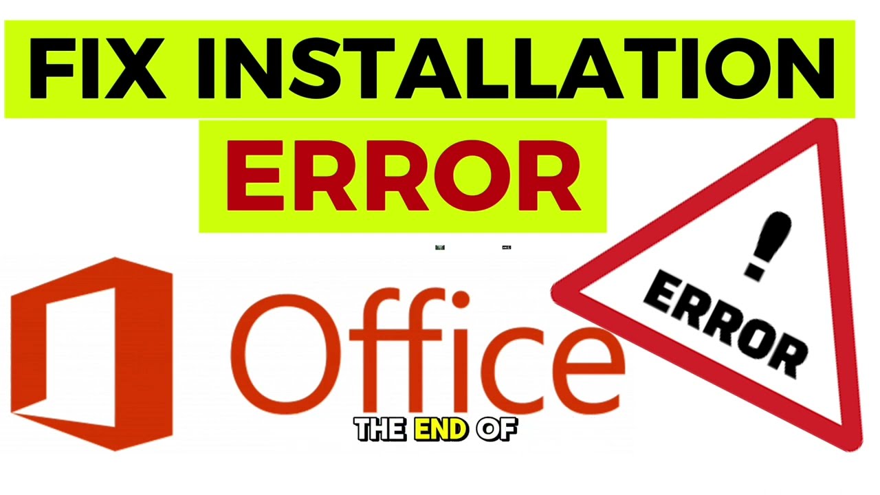Microsoft Office Installation Errors Fix 2024 (Step-by-Step)