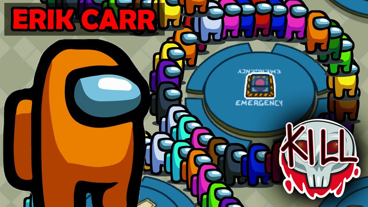 Among Us mas FUI IMPOSTOR contra 100 JOGADORES