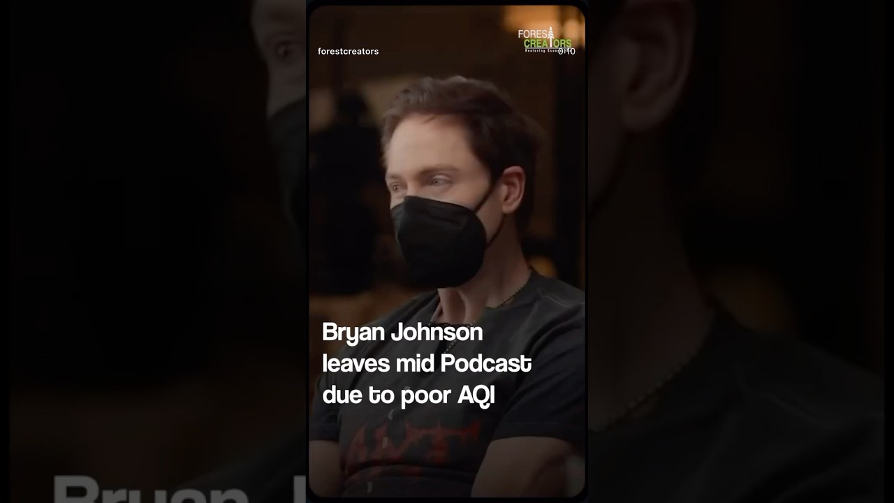 Bryan Johnson Left Due to Mumbai&rsquo;s AQI! Here&rsquo;s the Solution. #AirPollution #bryanjohnson #miyawaki