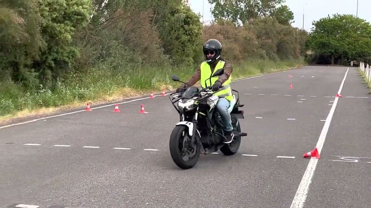 Permis moto A2 du soir avec Alex en mode examen blanc