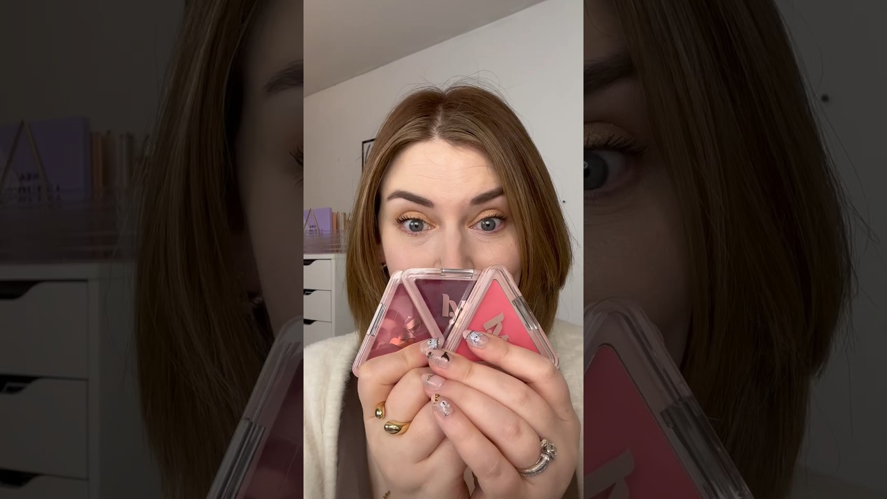 Let’s try on the new @lysbeauty Cream Blush trio for holiday 2023! 