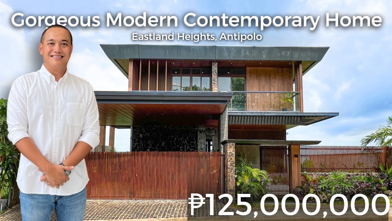 House Tour 382 | Multi-level Modern Tropical Home For Sale in Eastland Heights, Antipolo
