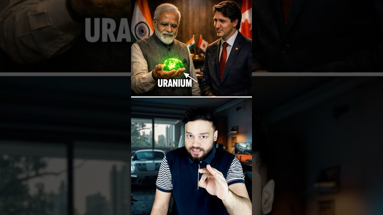 Alert! HUGE Uranium Rock Nuclear DEAL With Canada By INDIA #shorts