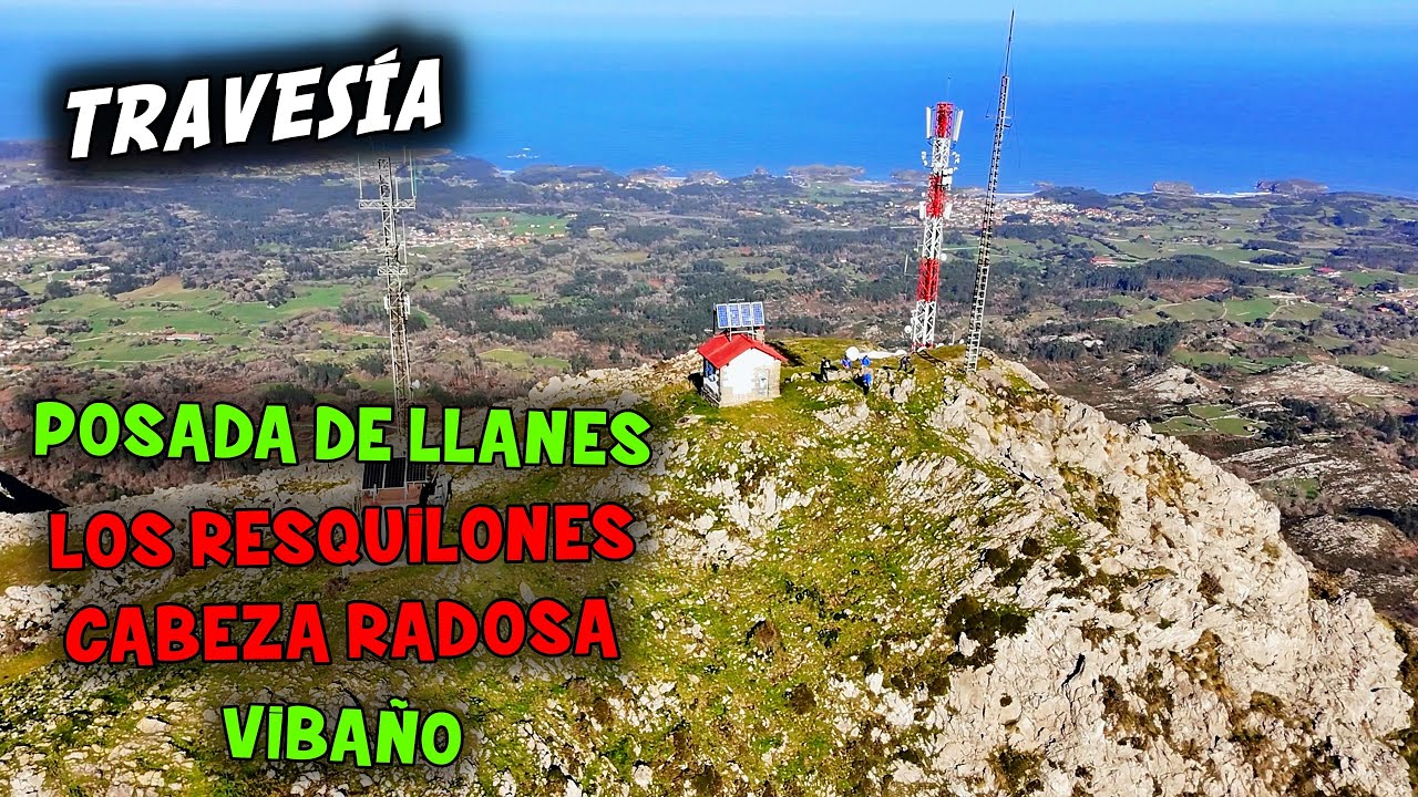 (4K) Travesía a las cumbres de los RESQUILONES y CABEZA RADOSA (Llanes)